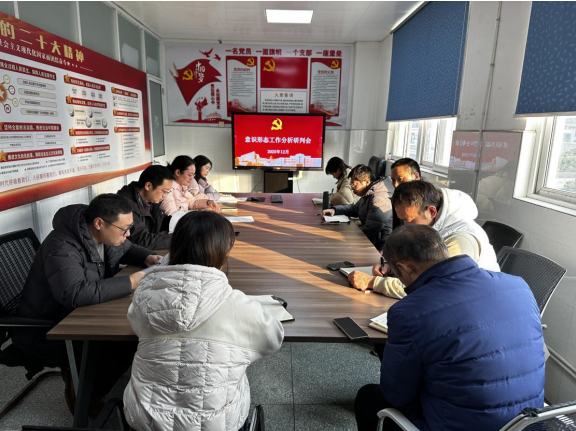 基础教学部党总支召开意识形态工作分析研判会