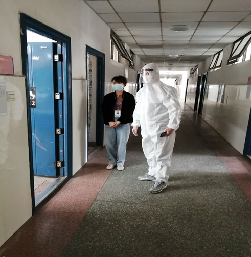 汽车工程学院组织开展疫情防控应急处置演练