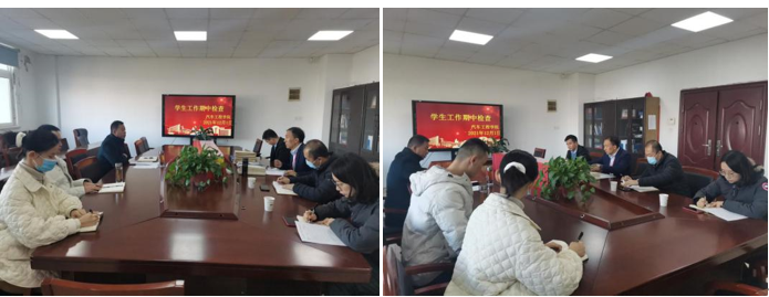 汽车工程学院迎接学生工作期中检查