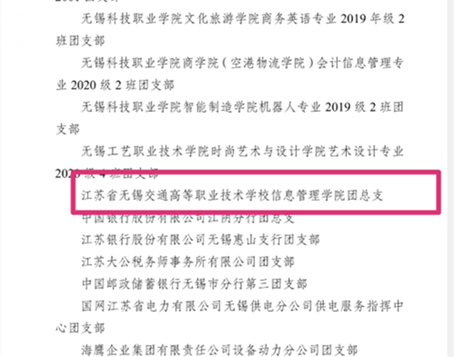 我校在无锡市“两红两优”评选中获多项荣誉表彰